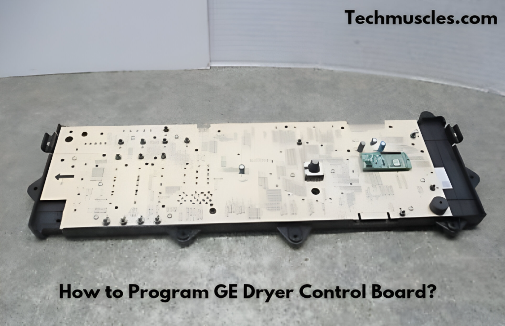 how to program ge dryer control board